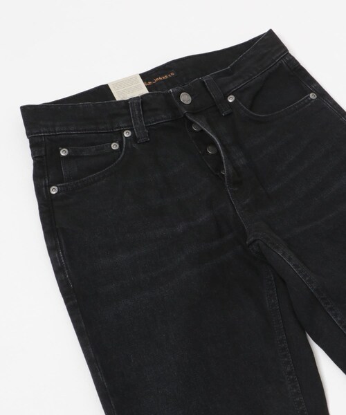 THE GOODLAND MARKET（ザグッドランドマーケット）の「NUDIE JEANS　Solid Ollie-Black Steel（デニムパンツ・メンズ・Black・26/27/28）」の4枚目の写真