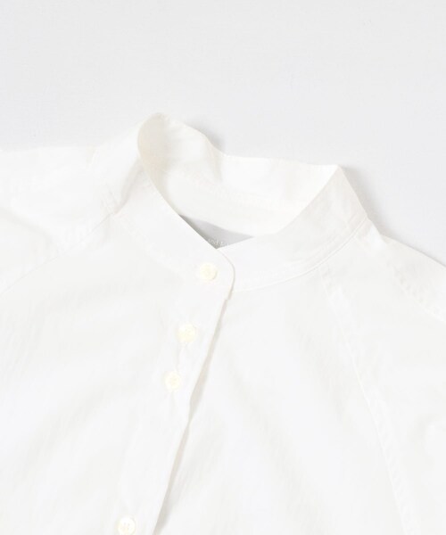 URBAN RESEARCH（アーバンリサーチ）の「綿ナイロンスタンドカラーブラウス（シャツ/ブラウス・レディース・BLU/OFF/NVY/BLK・FREE）」の12枚目の写真