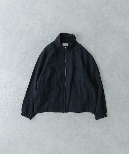 URBAN RESEARCH（アーバンリサーチ）の「new basic Wool/Linen Track Jacket（ブルゾン・メンズ・CHARCOAL/NAVY ST・M/L）」の2枚目の写真