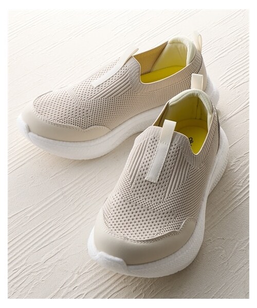 nissen（ニッセン）の「chocoZAP(チョコザップ)　超軽量ニットスニーカー（スニーカー・メンズ・黒/ネイビー/ベージュ・22.5cm/23.0cm/23.5cm/24.0cm/24.5cm）」の9枚目の写真