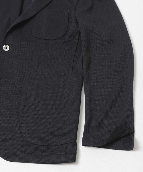 URBAN RESEARCH DOORS（アーバンリサーチドアーズ）の「LIFE STYLE TAILOR　メランジニットイージージャケット（テーラードジャケット・メンズ・NAVY/GRAY/KHAKI・44/46/48/50）」の17枚目の写真