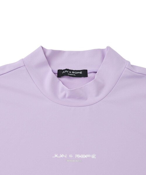 ROPE'(ロペ)の「【ESSENTIAL】半袖モックネックシャツ/UV・吸水速乾(Tシャツ/カットソー・レディース・ブラック/ホワイト/ネイビー/ラベンダー・L/M/XL)」の18枚目の写真