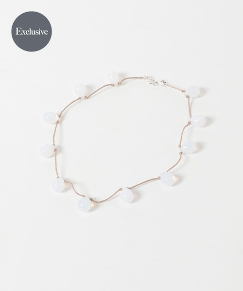 かぐれ(カグレ)の「『一部別注カラー』Sisi Joia NOUE NECKLACE(ネックレス・レディース・別注WHITE/BLACK・One)」の3枚目の写真
