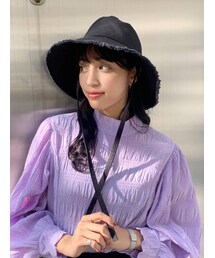 EMODA | フリンジ2WAYワイドハット(ハット)