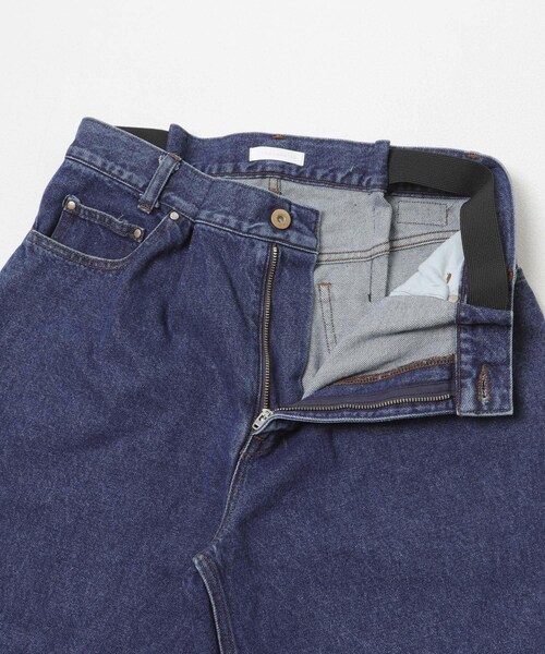 かぐれ（カグレ）の「UNDECORATED　ELASTIC BAND DENIM PANTS（デニムパンツ・レディース・INDIGO・0/1）」の17枚目の写真
