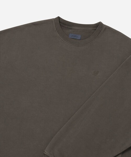 Saturdays NYC（サタデーズ ニューヨークシティ ）の「Ari Pigment Dyed Crew（スウェット・レディース・ブラック/オリーブ・L/M/S/XL/XS）」の22枚目の写真