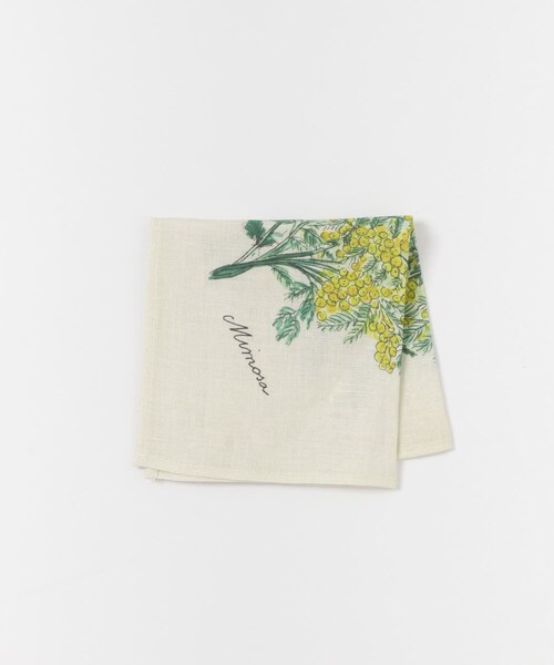 URBAN RESEARCH DOORS（アーバンリサーチドアーズ）の「『WEB限定』fog linen work　ミニハンカチ ISABELLE BOINOT（タオル・メンズ・ミモザ/スイセン/アジサイ/ポピー・-）」の7枚目の写真