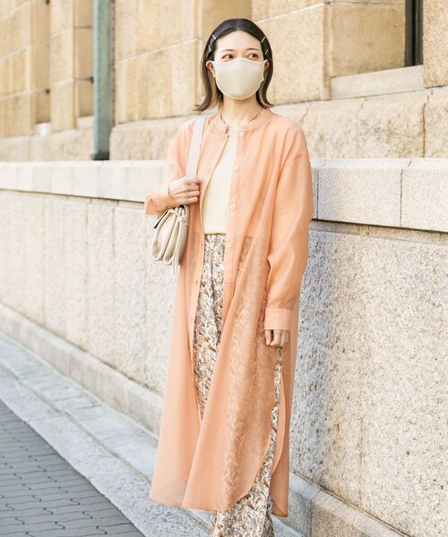 SENSE OF PLACE by URBAN RESEARCH（センスオブプレイスバイアーバンリサーチ）の「UVカットストレッチマスク（その他・レディース・BEG×PNK/BRN×GRY・M/L）」の11枚目の写真