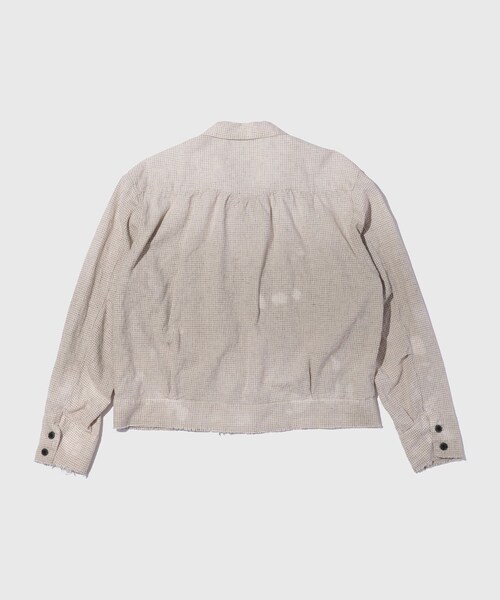 ADAM ET ROPE'(アダムエロペ)の「【FACCIES/ファッチーズ】AGING PIN CHECK SHORT BLOUSON(ブルゾン・メンズ・キナリ・1/2)」の12枚目の写真
