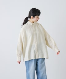 かぐれ | リネンレギュラーボックスシャツ(シャツ/ブラウス)