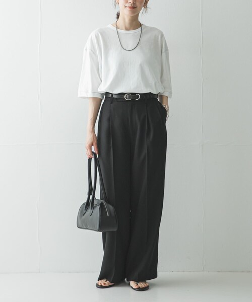 URBAN RESEARCH（アーバンリサーチ）の「HANES　リバーシブルTシャツ by THE DODO JEAN（Tシャツ/カットソー・レディース・WHITE/BLACK/RED・S/M/L）」の9枚目の写真