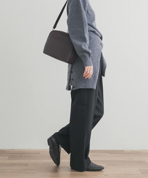 URBAN RESEARCH DOORS(アーバンリサーチドアーズ)の「『UR TECH』ウラキモウストレートイージーパンツ(その他パンツ・レディース・GREIGE/BLACK・S/M)」の14枚目の写真