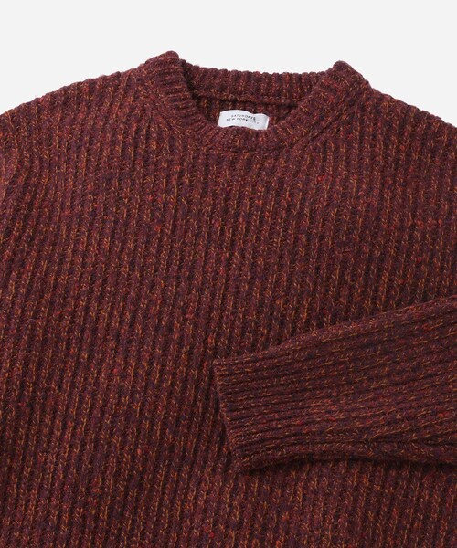 Saturdays NYC（サタデーズ ニューヨークシティ ）の「Atkins Speckled Sweater（ニット/セーター・レディース・オフホワイト/ワイン・L/M/S/XL）」の20枚目の写真