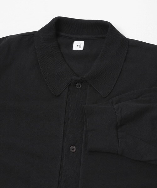URBAN RESEARCH（アーバンリサーチ）の「blurhmsROOTSTOCK　CLASSIC COLLARED CARDIGAN（カーディガン/ボレロ・メンズ・BLACK/DarkGrey・3/4）」の6枚目の写真
