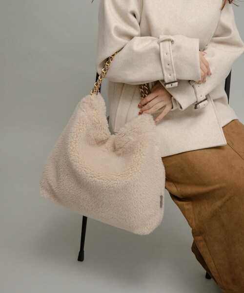 URBAN RESEARCH Sonny Label（アーバンリサーチサニーレーベル）の「VIOLAd’ORO　ELMO V-8680（ショルダーバッグ・レディース・brown/off white・one）」の4枚目の写真