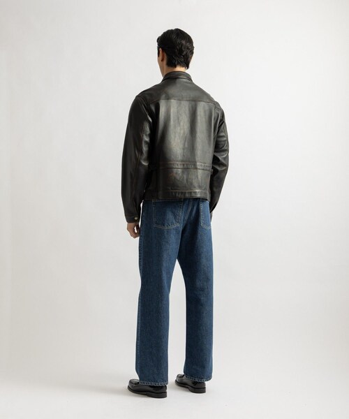 Saturdays NYC(サタデーズ ニューヨークシティ )の「Emil Type-1 Nappa Leather Jacket(ブルゾン・レディース・ダークブラウン・L/M/S/XL)」の16枚目の写真