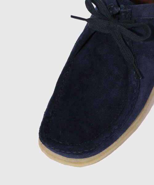 ADAM ET ROPE'（アダムエロペ）の「【Padmore&Barnes for WILD LIFE TAILOR】EX SUEDE MOC（モカシン/デッキシューズ・メンズ・ネイビー・24.5/25.5/26.5/27.5）」の9枚目の写真
