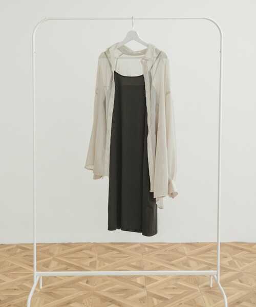 ITEMS URBANRESEARCH（アイテムズ アーバンリサーチ）の「インナーキャミワンピース（その他アンダーウェア/インナー・レディース・BEG/BLK・FREE）」の4枚目の写真
