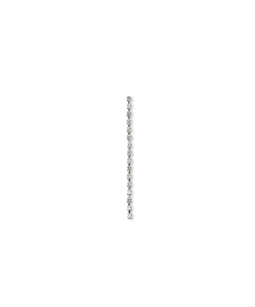 ADAM ET ROPE'(アダムエロペ)の「【J'aDoRe・店舗限定】【MALUS /マリュス】Diamond bar earrings(ピアス(両耳用)・レディース・シルバー・F)」の6枚目の写真