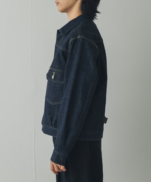 URBAN RESEARCH DOORS(アーバンリサーチドアーズ)の「marka TYPE-1 DENIM JACKET(デニムジャケット・メンズ・INDIGO・2/3)」の5枚目の写真