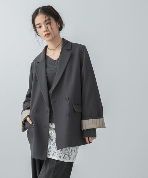 SENSE OF PLACE by URBAN RESEARCH(センスオブプレイスバイアーバンリサーチ)の「レースキャミチュニック(キャミソール・レディース・IVORY/GRAY/BLACK・One)」の5枚目の写真