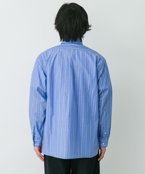 URBAN RESEARCH DOORS（アーバンリサーチドアーズ）の「STILL BY HAND　REGULAR COLLAR SHIRTS（シャツ/ブラウス・メンズ・NAVY ST/BLUE ST/WHITE・46/48）」の15枚目の写真