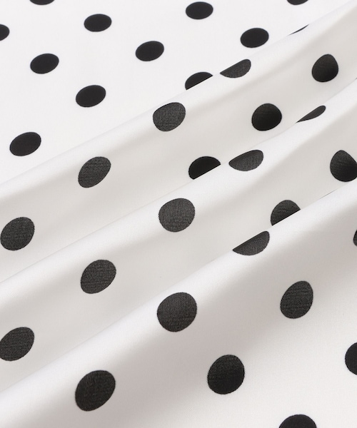 VIS(ビス)の「ドット柄スカーフ 70×70cm(バンダナ/スカーフ・レディース・ブラック系/ホワイト系・F)」の20枚目の写真