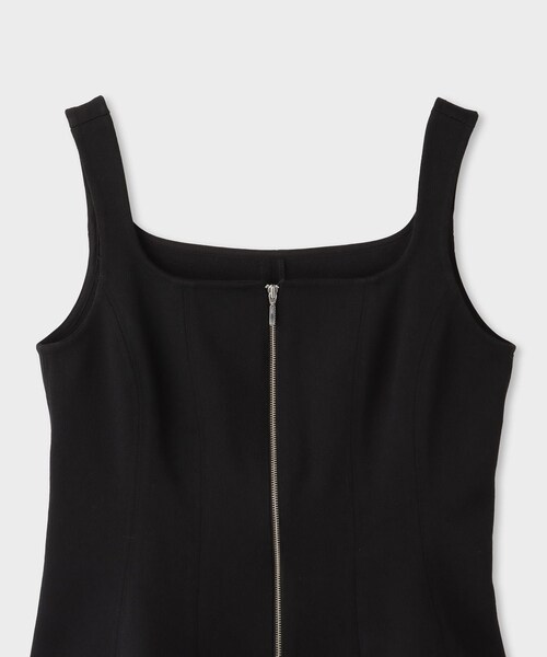 ROPE'（ロペ）の「【一部店舗限定】【REALM（レルム）】FRONT ZIP BLOUSE｜ペプラムビスチェ　26SS（シャツ/ブラウス・レディース・ブラック/ホワイト系・38）」の16枚目の写真