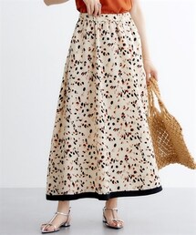 miclat | 大きいサイズ　レトロ柄スカート　miclat(スカート)