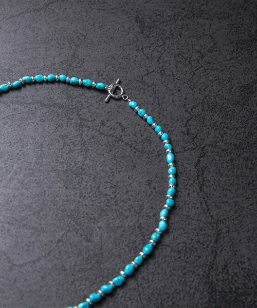 URBAN RESEARCH(アーバンリサーチ)の「decor『デコール』 TurquoiseHematiteDotNL(ネックレス・レディース・SV・-)」の9枚目の写真