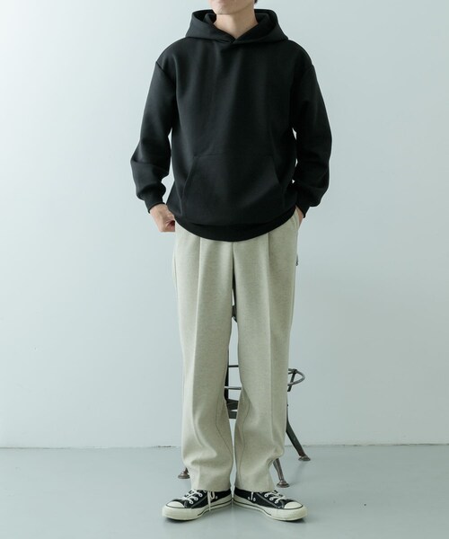 ITEMS URBANRESEARCH（アイテムズ アーバンリサーチ）の「ストレッチダンボール プルオーバーパーカー（パーカー・メンズ・BRN/BEG/BLK/YEL・M/L）」の11枚目の写真