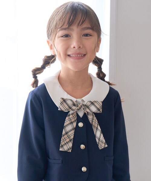 ROPE' PICNIC(ロペピクニック)の「【KIDS】セレモニーにも/リボンタイ(蝶ネクタイ・キッズ・ベージュ/サックス・F)」の17枚目の写真