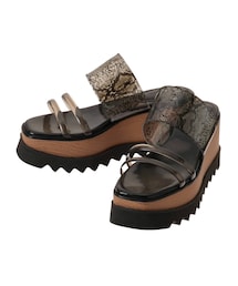 MURUA | クリアウェッジサンダル(サンダル)