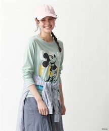 nissen | 大きいサイズ長袖プリントTシャツ／ディズニー(Tシャツ/カットソー)