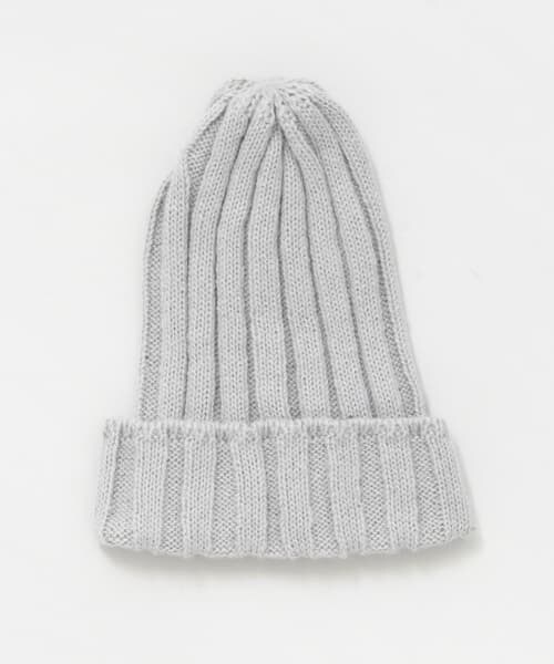 URBAN RESEARCH DOORS（アーバンリサーチドアーズ）の「HIGHLAND 2000　watch cap∴（ニットキャップ/ビーニー・レディース・White/Lt grey/Brown・FREE）」の2枚目の写真