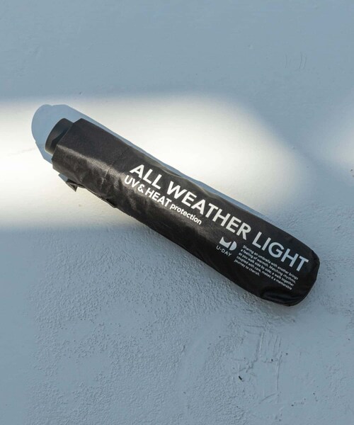 SMELLY（スメリー）の「『晴雨兼用』because　ユニセックス オールウェザーライト（長傘・レディース・GRY/BLK・Free）」の6枚目の写真