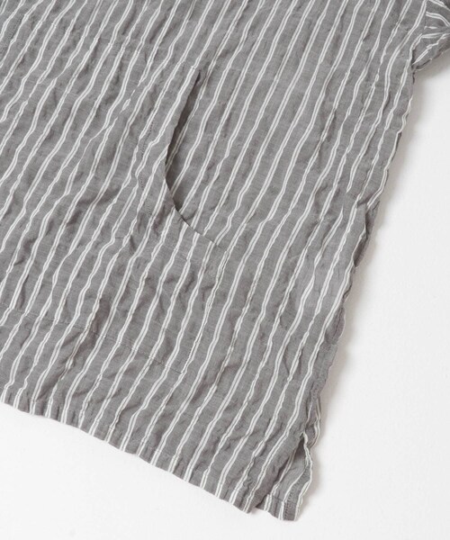 URBAN RESEARCH DOORS(アーバンリサーチドアーズ)の「MEYAME STRIPED LIGHT PARKA(パーカー・レディース・BLACK・One)」の5枚目の写真