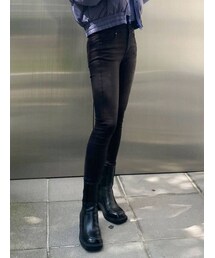 EMODA | スイッチングハイウエストパギンス(デニムパンツ)