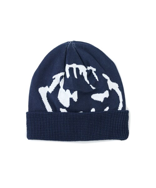ADAM ET ROPE'(アダムエロペ)の「【DANCER】MASK BEANIE(ニットキャップ/ビーニー・レディース・ブラック/キミドリ/ネイビー・F)」の7枚目の写真