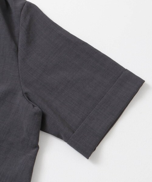 SENSE OF PLACE by URBAN RESEARCH（センスオブプレイスバイアーバンリサーチ）の「『UR TECH DRYLUXE』リネンライクジャケット（テーラードジャケット・レディース・GREIGE/CHARCOAL/BROWN/NAVY・one）」の14枚目の写真