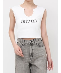 EVRIS | スタッズグラフィックタンクトップ(タンクトップ)