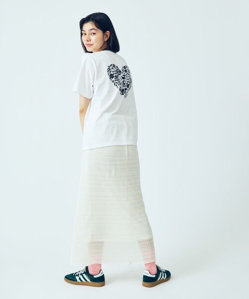 ROPE' PICNIC(ロペピクニック)の「【Chocomoo×ROPE' PICNIC】【接触冷感】アソートTシャツ(Tシャツ/カットソー・レディース・ホワイト/ホワイト系・38)」の10枚目の写真