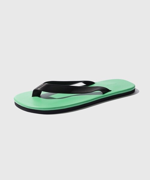 ADAM ET ROPE'(アダムエロペ)の「【AURALEE/オーラリー】SOFT LEATHER FLIP-FLOPS(サンダル・メンズ・ブラック/グリーン・25.0/26.0/27.0)」の8枚目の写真