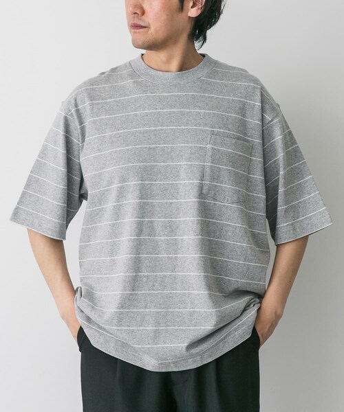 URBAN RESEARCH DOORS（アーバンリサーチドアーズ）の「L.L.Bean　Union Short-Sleeve StripedT-shirts（Tシャツ/カットソー・メンズ・Yellow/Sax/Wht/Grn/Birch/Wht/Pink/Navy/Sax/Teal/Plum/Teal・M/L/XL）」の22枚目の写真