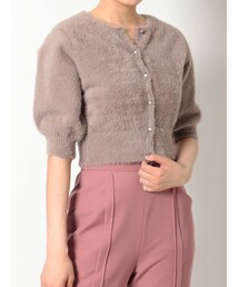 MERCURYDUO | ミニシャギーコンパクトニットカーディガン(カーディガン/ボレロ)