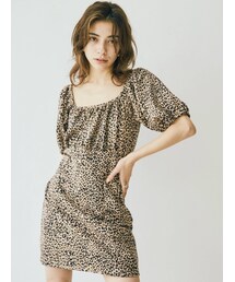 EVRIS | パフスリーブミニワンピース(ワンピース)