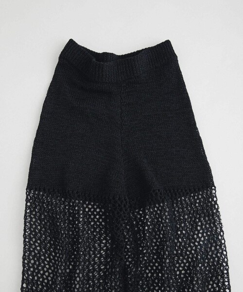 LAATO（ラート）の「tulle mesh knit pants（その他パンツ・レディース・ミスト/インク・FREE）」の5枚目の写真