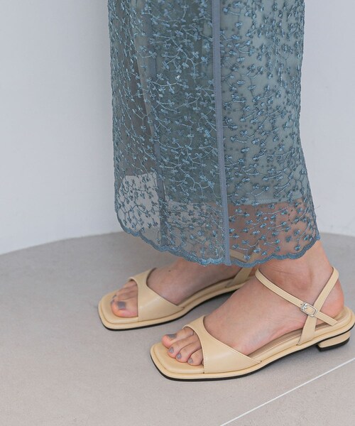 URBAN RESEARCH ROSSO（アーバンリサーチロッソ）の「フラワースパンコールレーススカート（スカート・レディース・sax/off・FREE）」の16枚目の写真