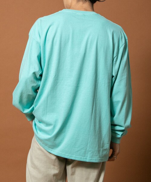 URBAN RESEARCH（アーバンリサーチ）の「RELAX FIT　ポケットロングスリーブ（Tシャツ/カットソー・メンズ・MINT/WHITE/PAPPER/GREY/オーキッド/プロブルー・FREE）」の21枚目の写真