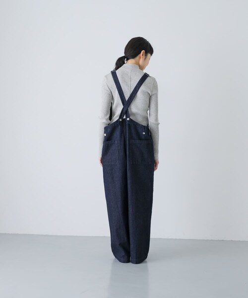 かぐれ（カグレ）の「バッククロスサロペット（サロペット/オーバーオール・レディース・OFF/INDIGO/BLACK・Free）」の22枚目の写真